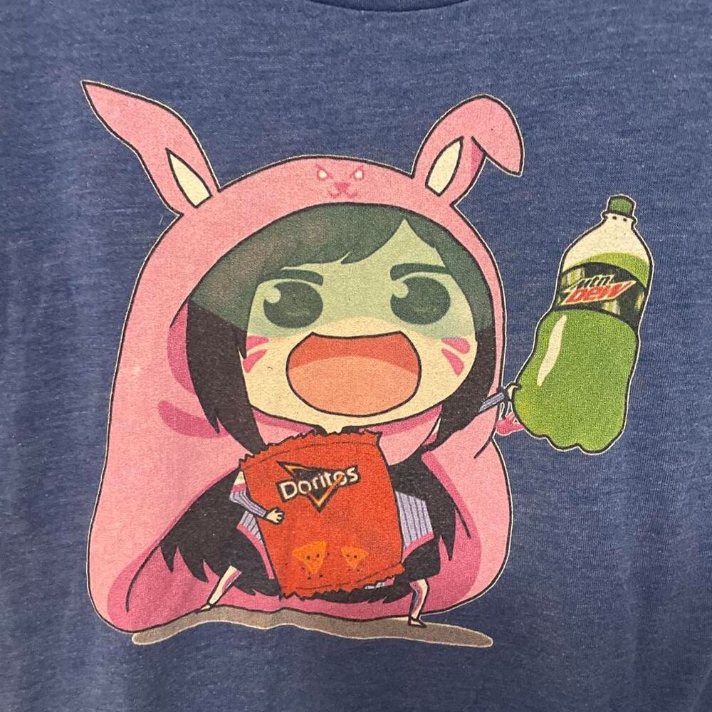 Blue Doritos Mountain Dew shirt